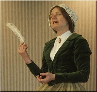 Frontczak as Shelley with Quill